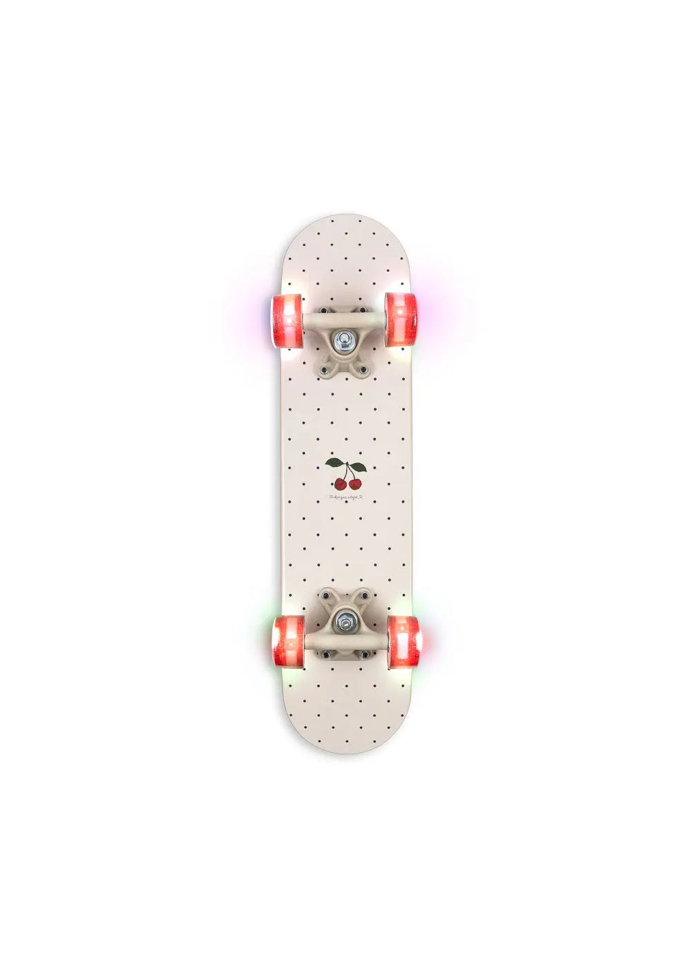 Konges Slojd - Navy dots skateboard with light up wheels Konges Slojd