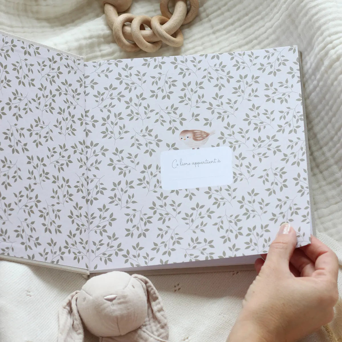 LIVRE SOUVENIRS DE BÉBÉ PREMIÈRE ANNÉE Zu-boutique