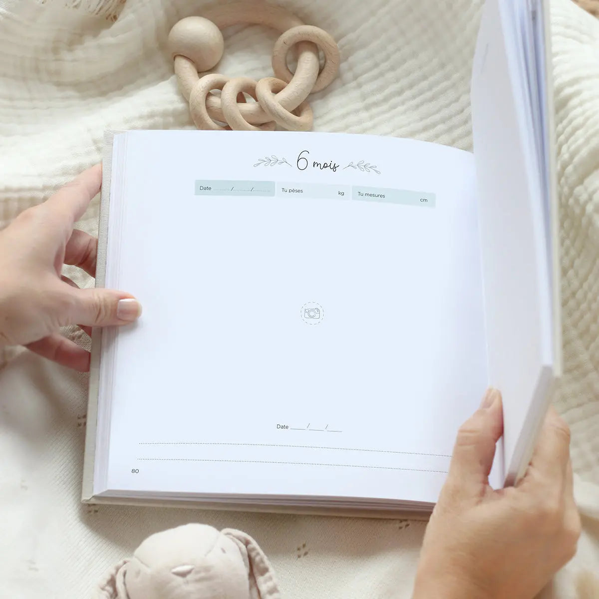 LIVRE SOUVENIRS DE BÉBÉ PREMIÈRE ANNÉE Zu-boutique