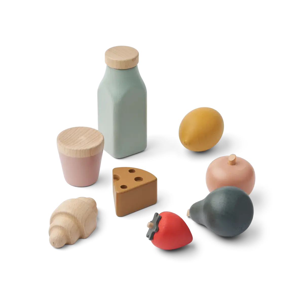 LW19343 Florin Play Food & Grocery Basket - 2310 Sandy multi mix LieWood