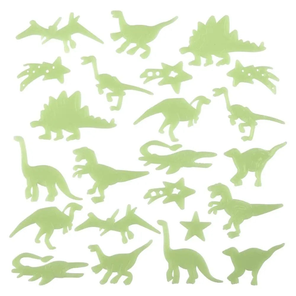La Luna Bella - Toys - Glow In Dark Dinosaur Stickers 24ct - LLB Toys La Luna Bella - Toys