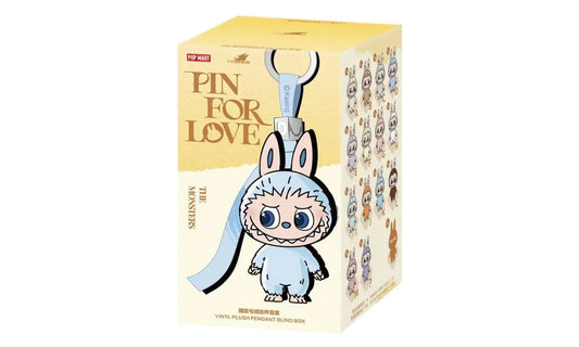 Labubu - PIN FOR LOVE SERIES-Vinyl Plush Pendant Blind Box Pop Mart