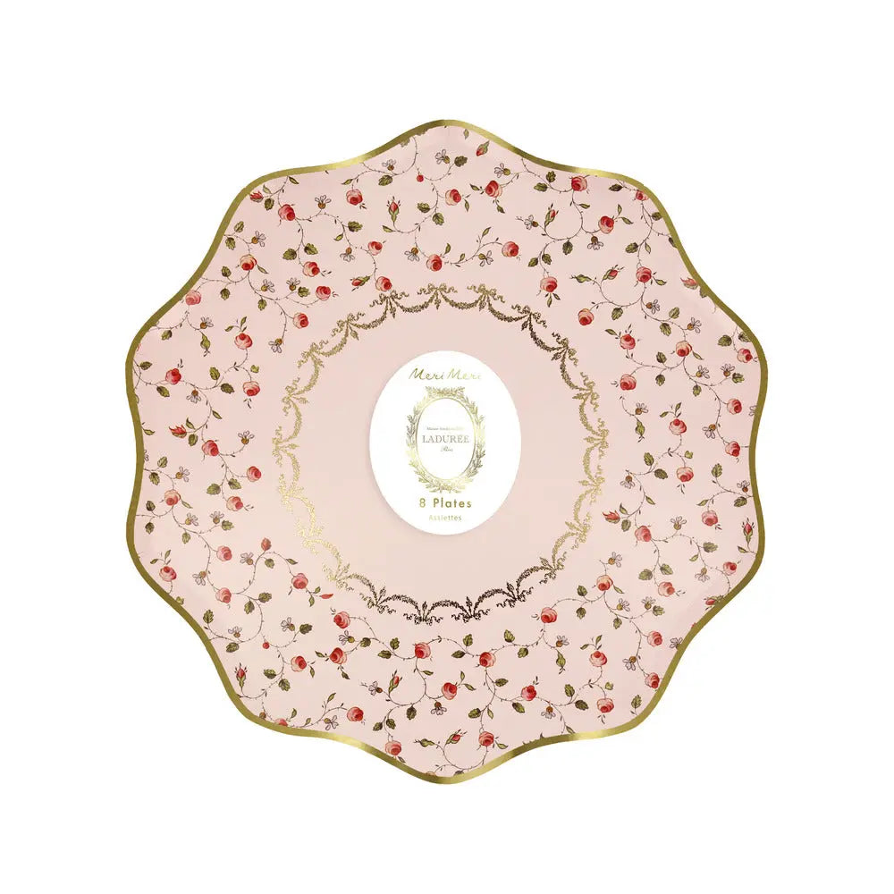 Ladurée Marie-Antoinette side plates Meri Meri