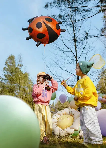 Ladybug foil balloon, 85x83 cm, mix Partydeco