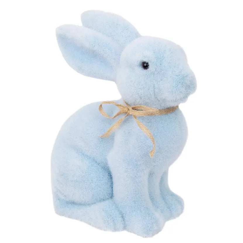 Large Blue Easter Bunny Table Decoration - 25cm Talking Tables