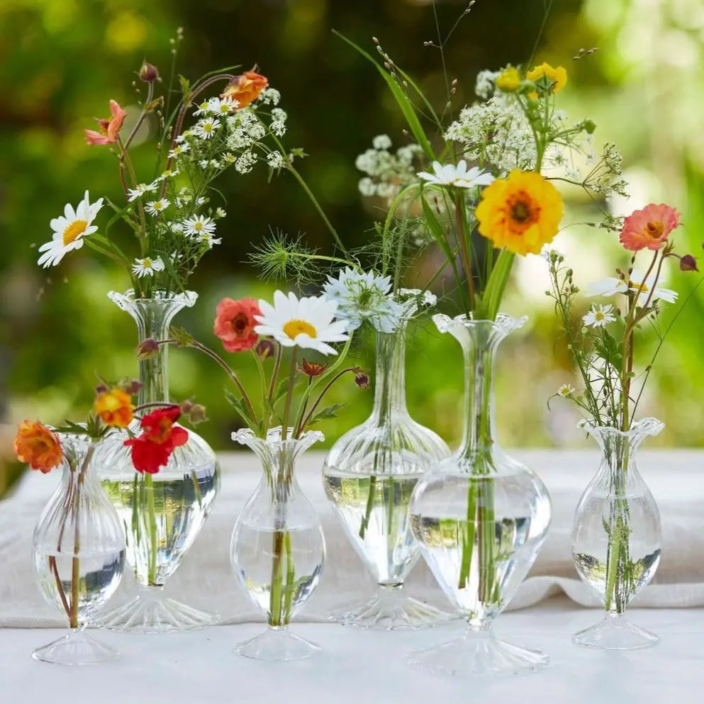 Large Glass Bud Vase | Summer Talking Tables
