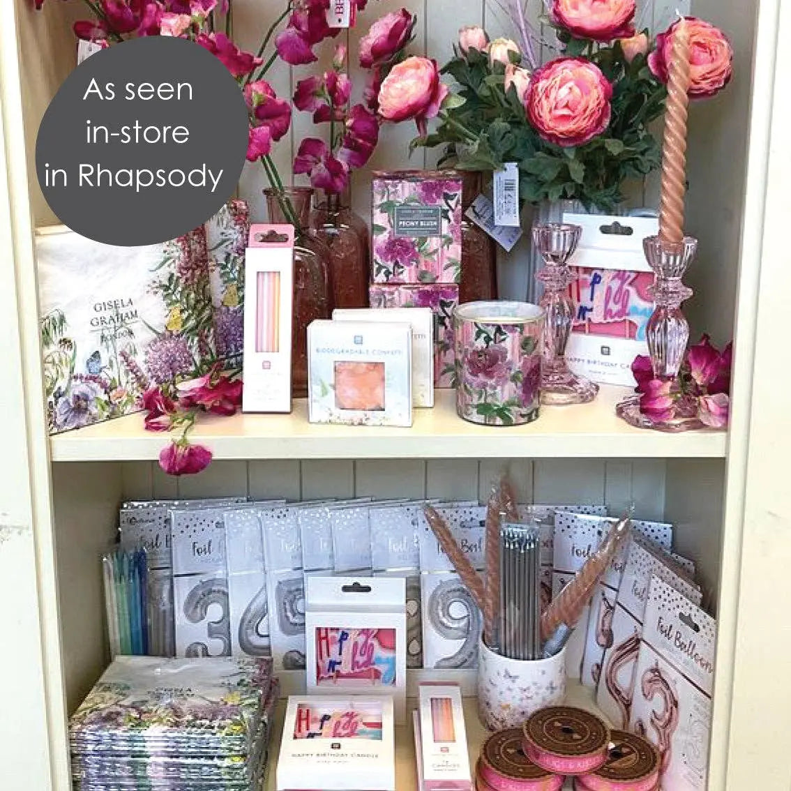 Large Pastel Happy Birthday Candle Talking Tables EU