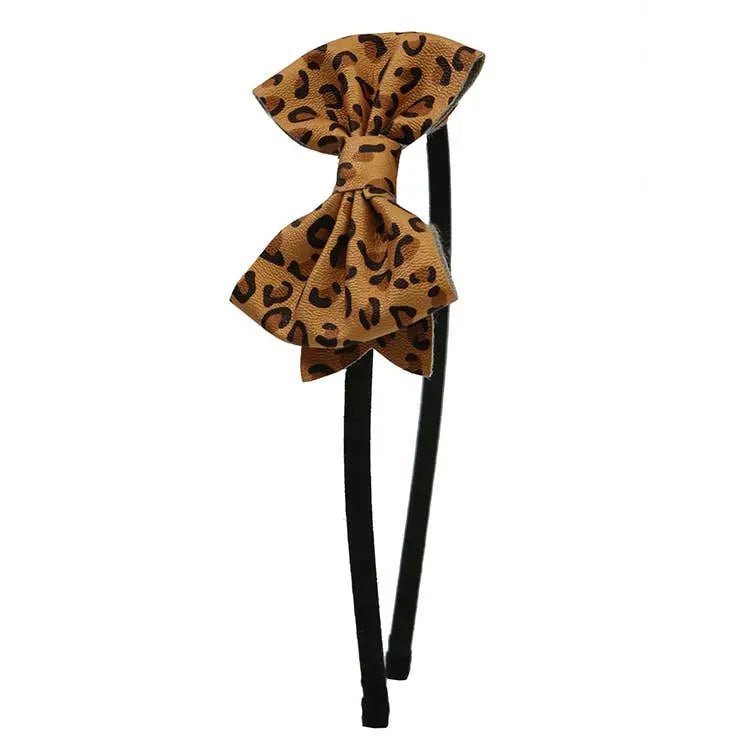 Leopard Headband: Brown Sparkle Sisters by Couture Clips
