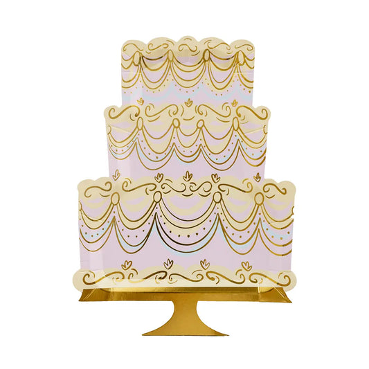 Let Them Eat Cake Large "Cake" Plates - 8 Pk. Jollity & Co. + Daydream Society