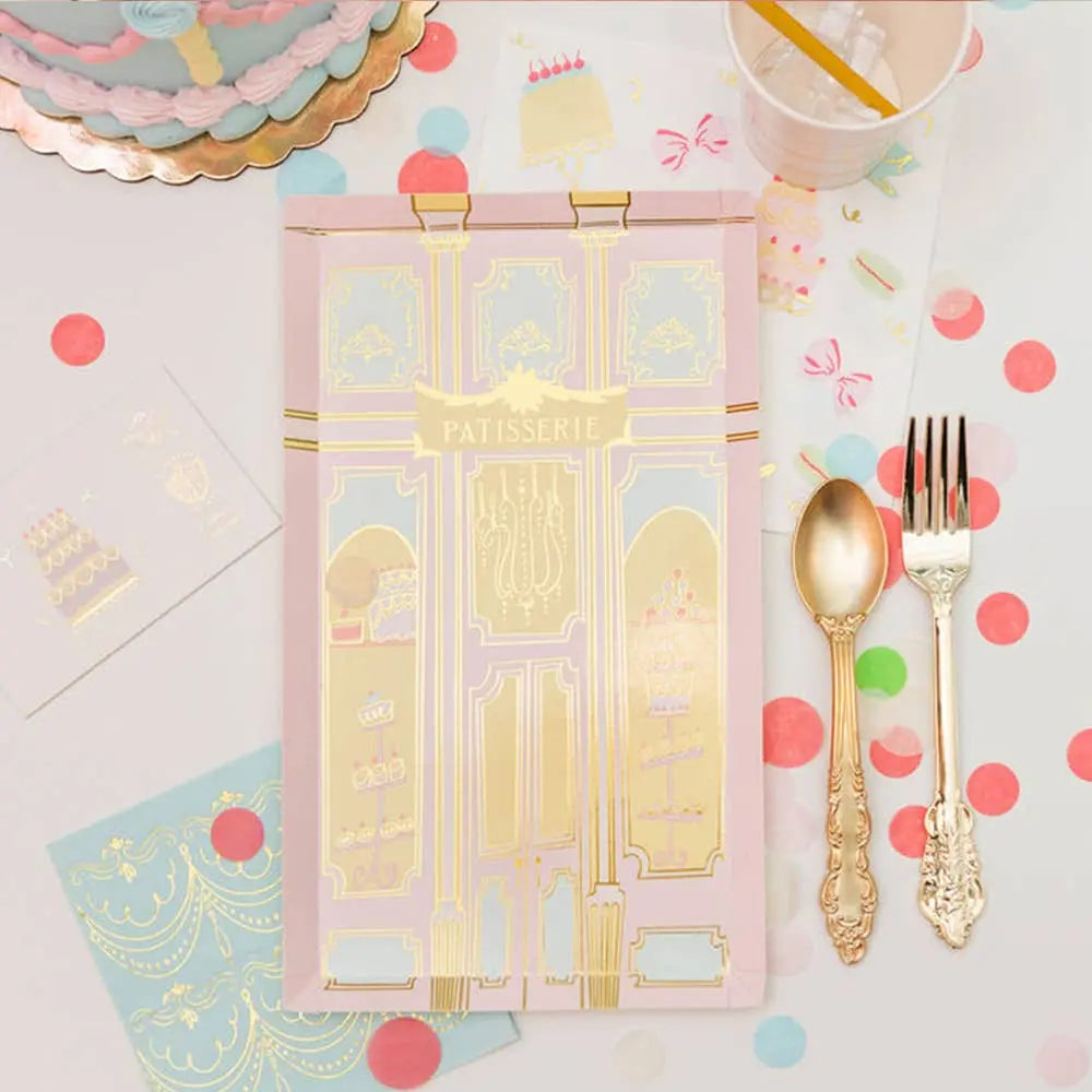 Let Them Eat Cake Large "Patisserie" Plates - 8 Pk. Jollity & Co. + Daydream Society