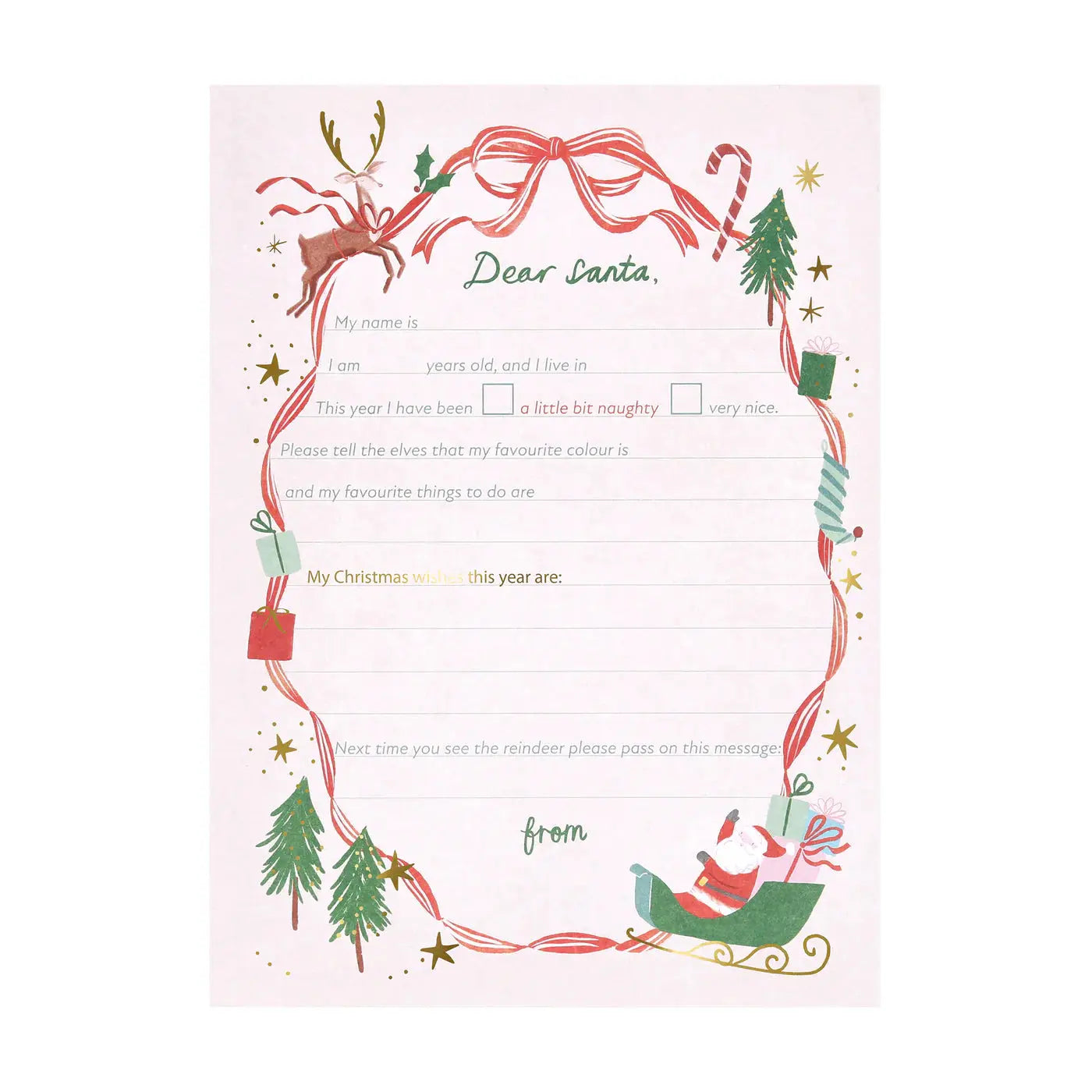 Letter To Santa Kit Meri Meri