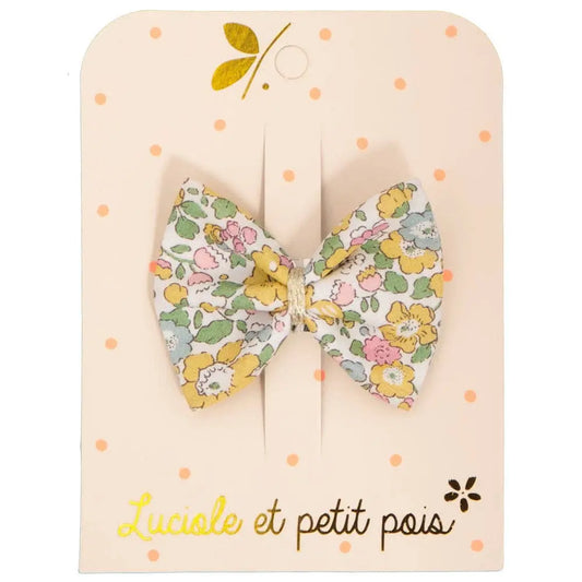 Liberty Betsy ann lemon bow tie Luciole et Petit Pois