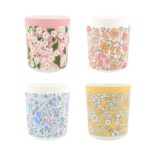 Liberty mixed set reusable cups Meri Meri
