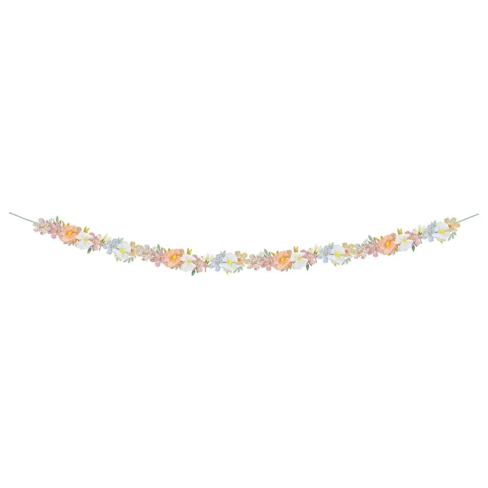 Liberty paper flower garland Meri Meri