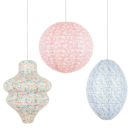 Liberty pastel floral lanterns Meri Meri