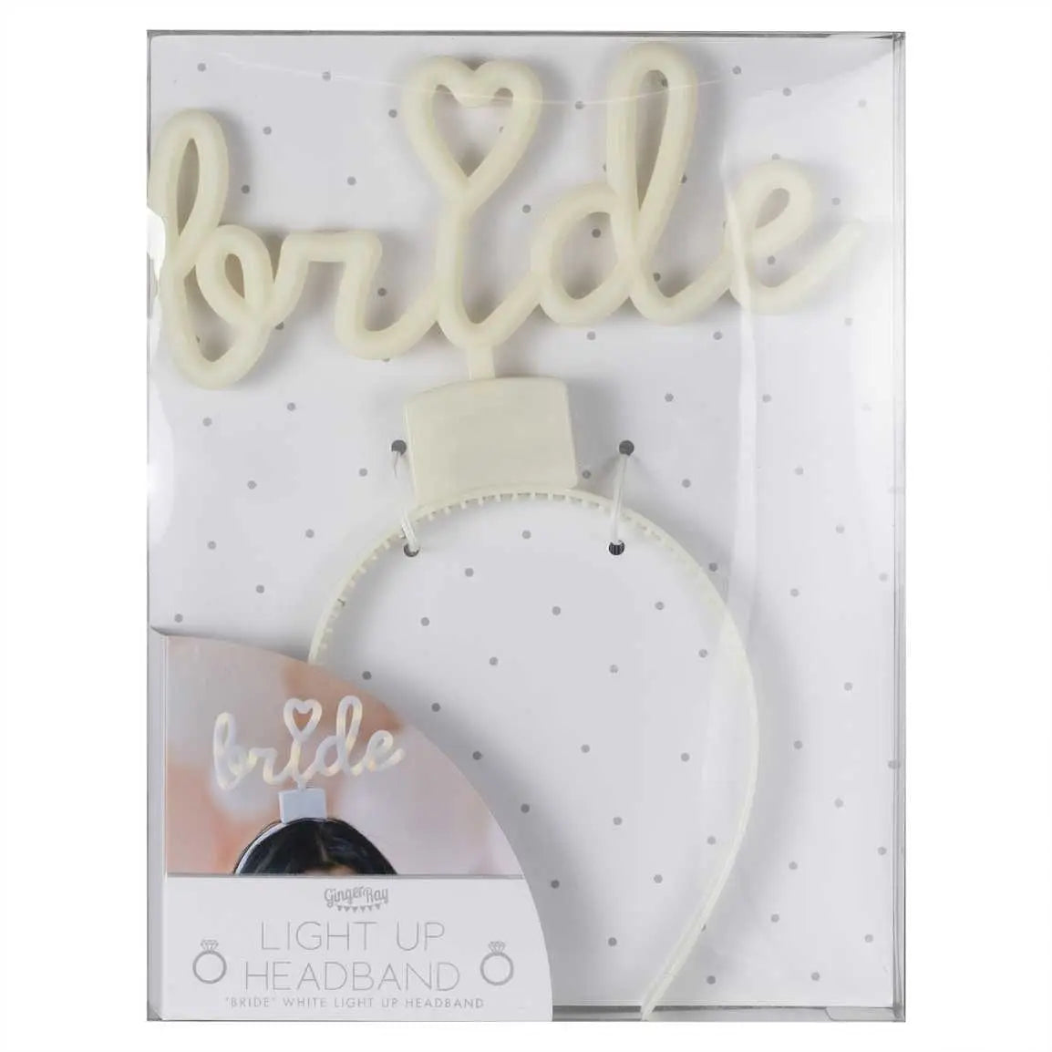 Light Up Bride Hen Party Headband Ginger Ray
