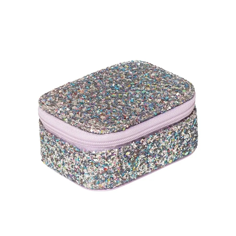 Lilac Confetti Glitter Mini Jewellery Box Rockahula