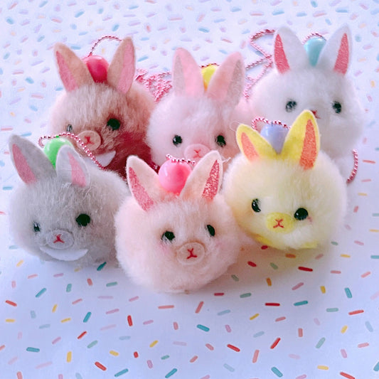 Ltd. Pop Cutie PomPom Bunny Kids Necklaces - Easter Pop Cutie Accessories
