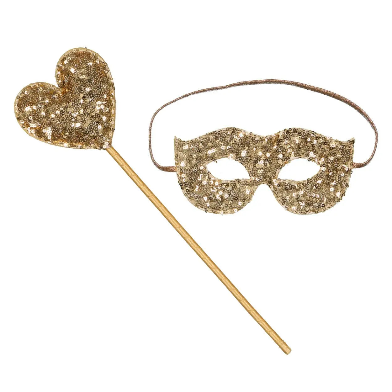 Luciole et Petit Pois - Mask - Gold sequins Luciole et Petit Pois