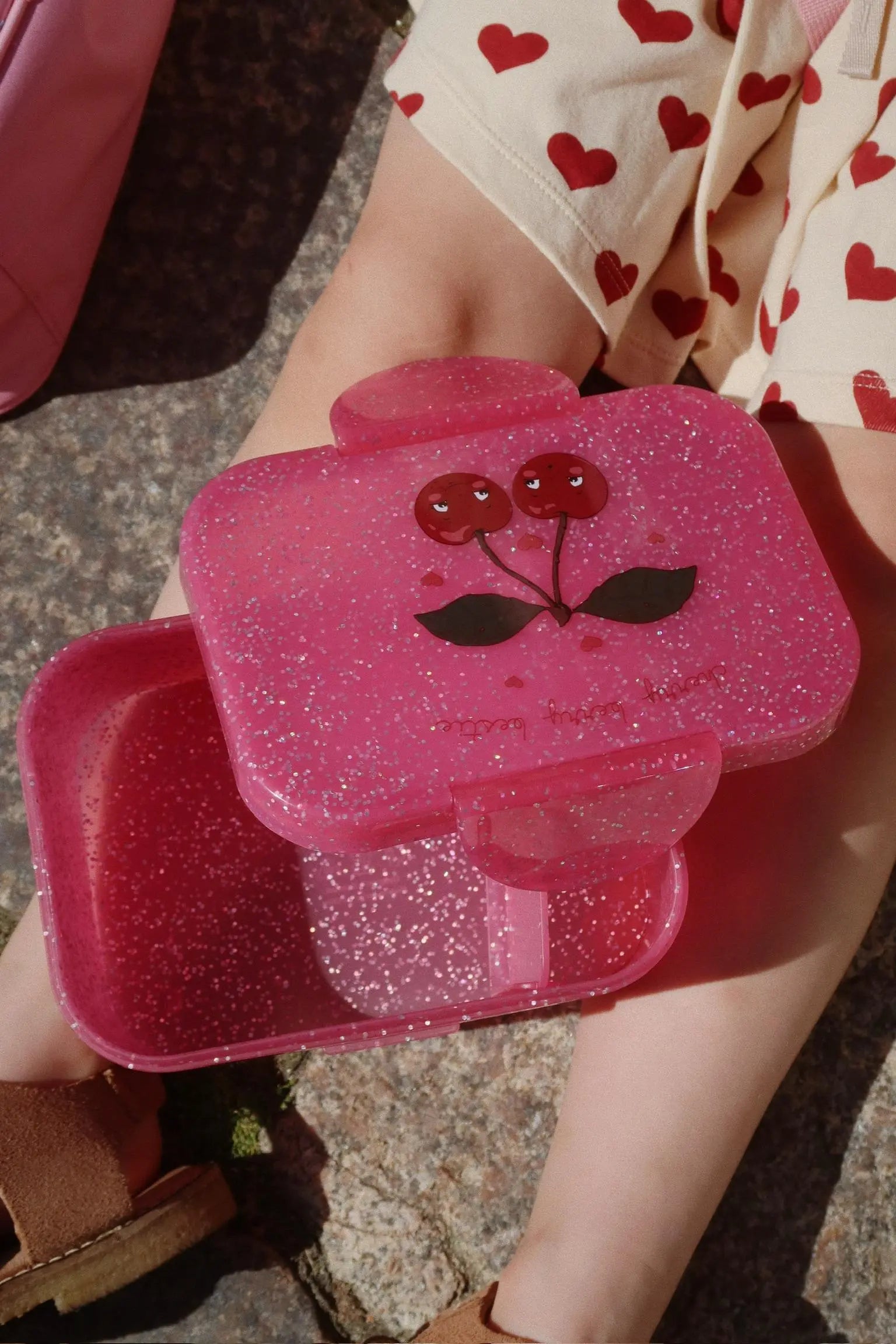 Lunch Box Glitter - Cherry Glitter Konges Slojd