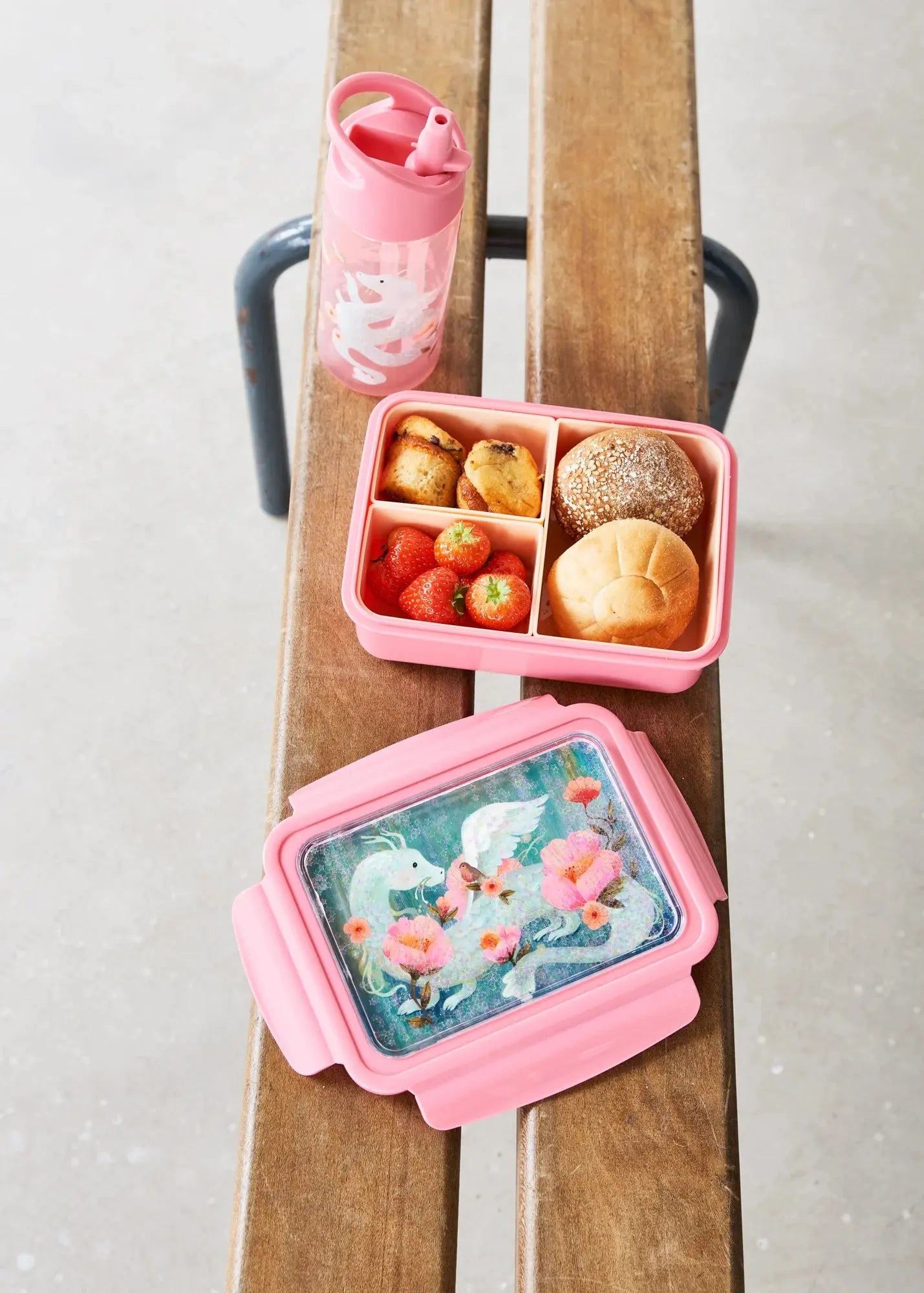 Lunchbox bento bunny "white stars" Petit Monkey