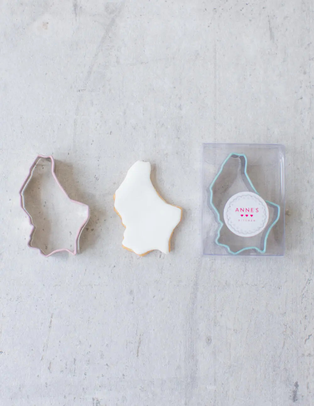 Luxembourg - Shaped cookie cutter by Anne Faber Anne's Kitchen