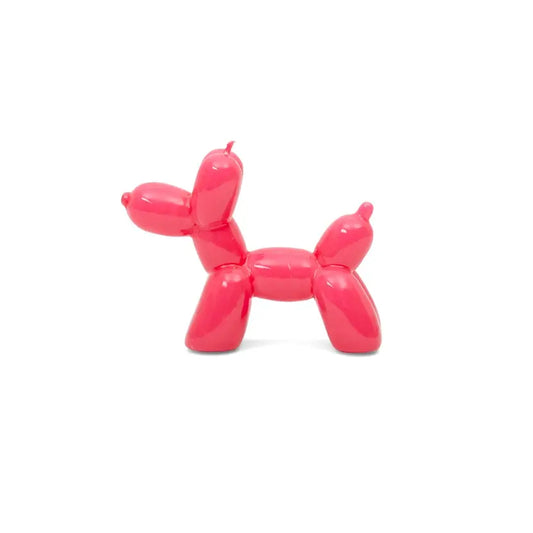 Magenta Balloon Dog Candle - Hand Painted Hf HELIO FERRETI