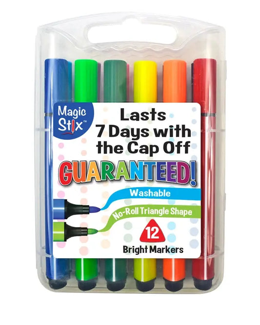 Magic Tri Stix 12 Color - Cap Off For 7 Days TPG-395 The Pencil Grip