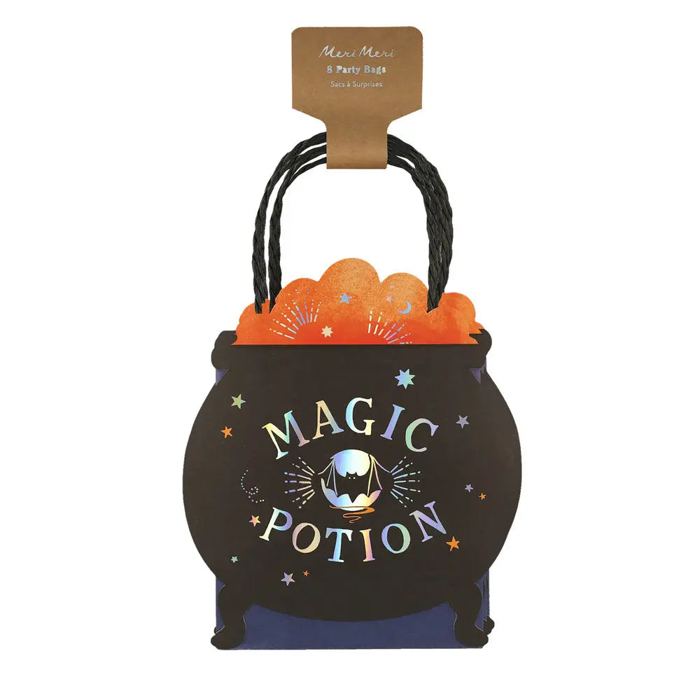 Making magic cauldron party bags Meri Meri
