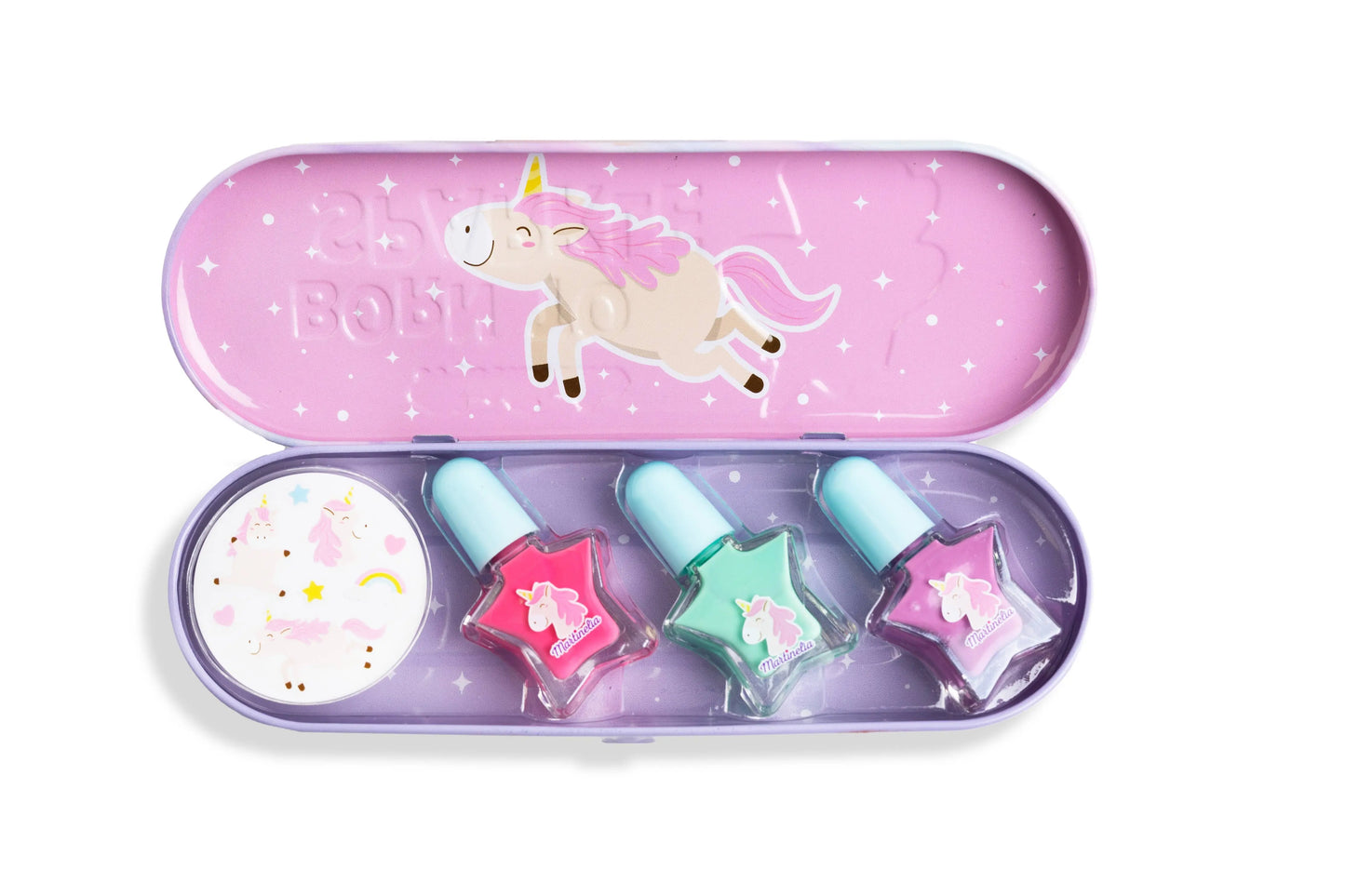 Martinelia Little Unicorn Nail Polish + Stickers Aquarius Cosmetic SLU
