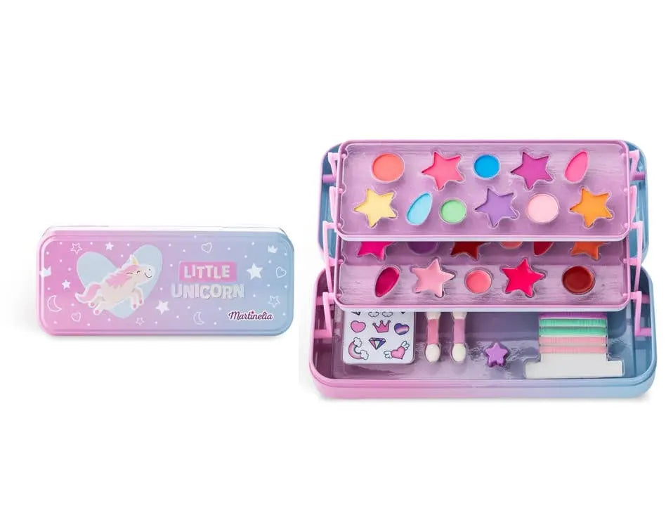 Martinelia Little Unicorn Tin Case 3 Levels Aquarius Cosmetic SLU