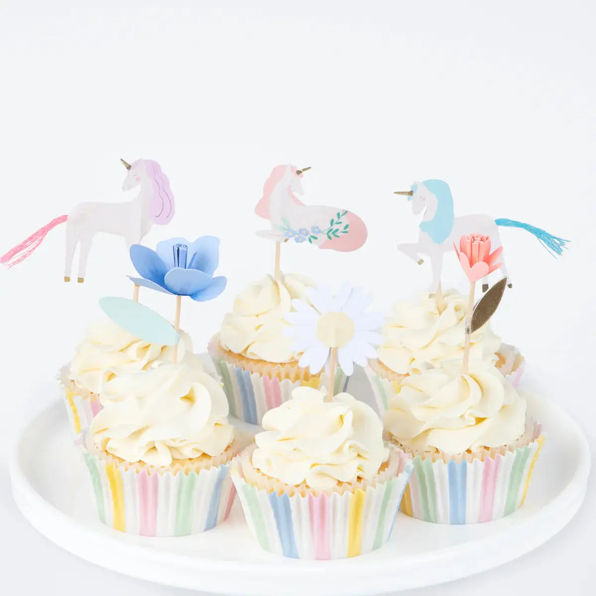 Meadow Unicorns Cupcake Kit (x 24 toppers) Meri Meri