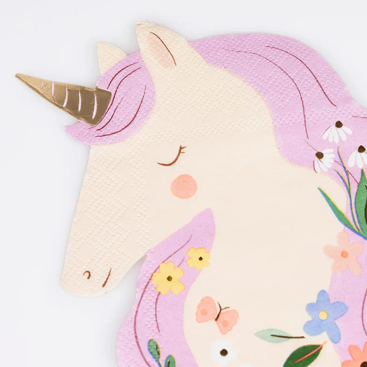 Meadow Unicorns Shaped Napkins (x 16) Meri Meri
