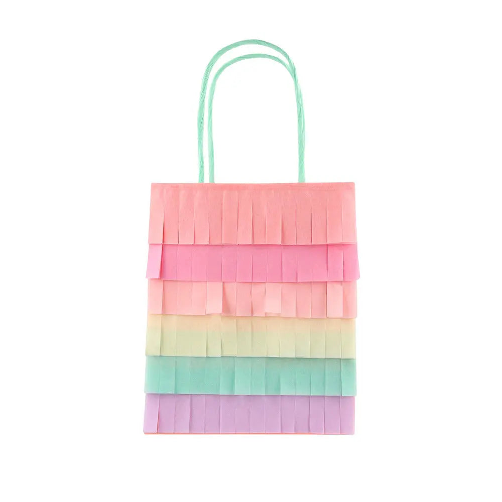 Meadow unicorns fringe party bags Meri Meri