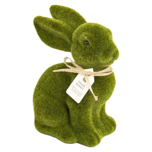 Medium Grass Easter Rabbit Decoration Talking Tables
