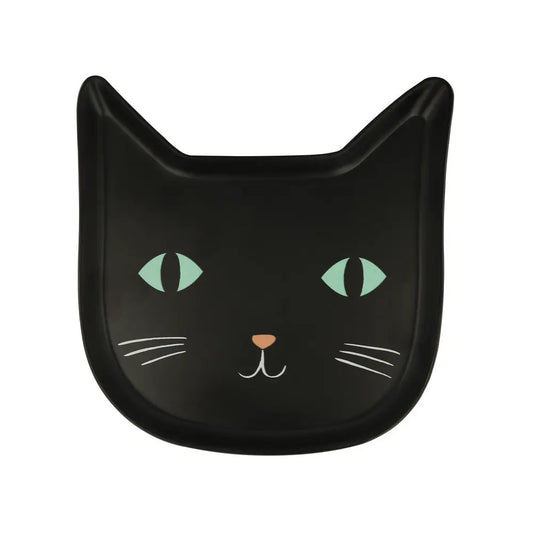 Melamine cat plate Meri Meri
