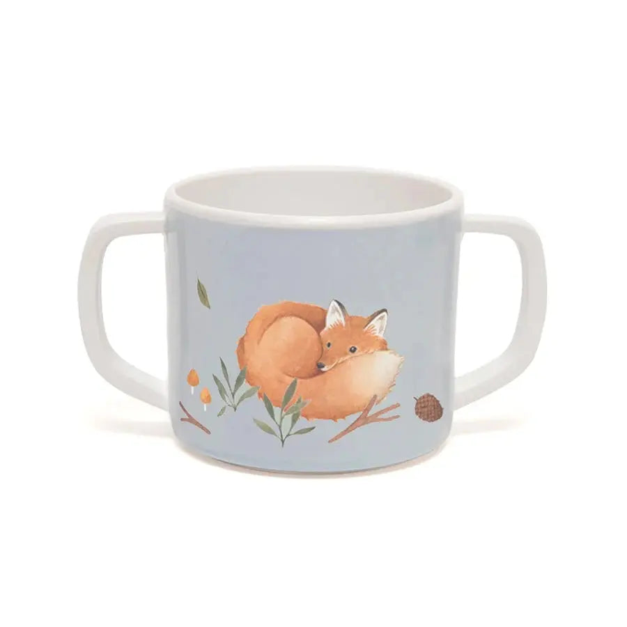 Melamine cup Fox Dove Blue Petit Monkey