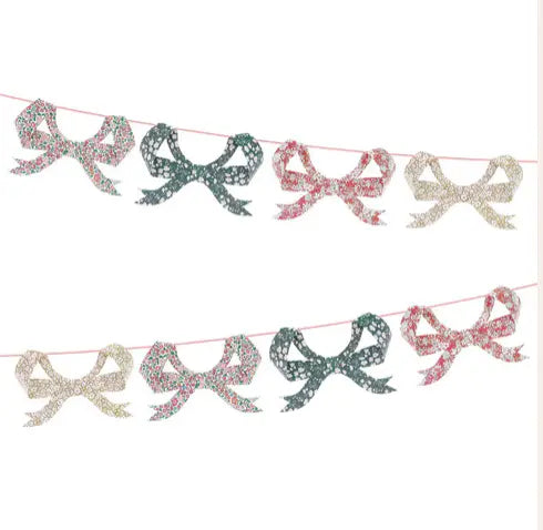 Meri Meri X Liberty festive bow garland Meri Meri