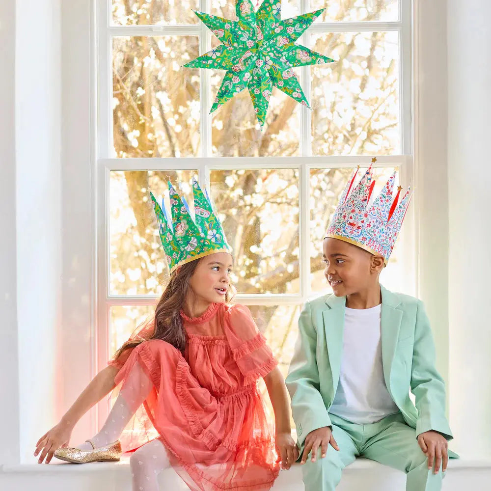 Meri Meri X Liberty festive party crowns Konges Slojd