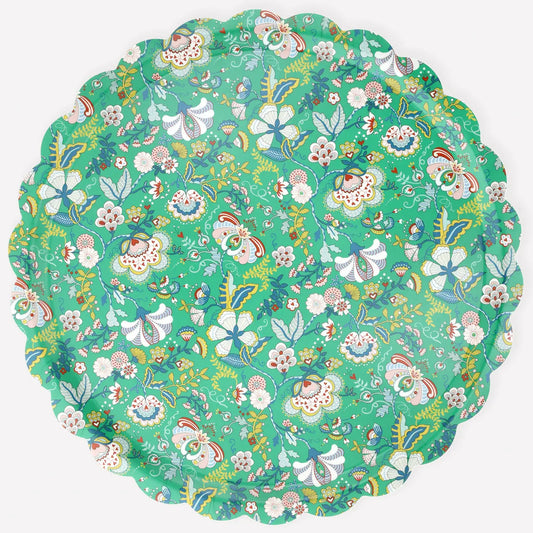 Meri Meri x Liberty Green Mabelle Large Tray Meri Meri