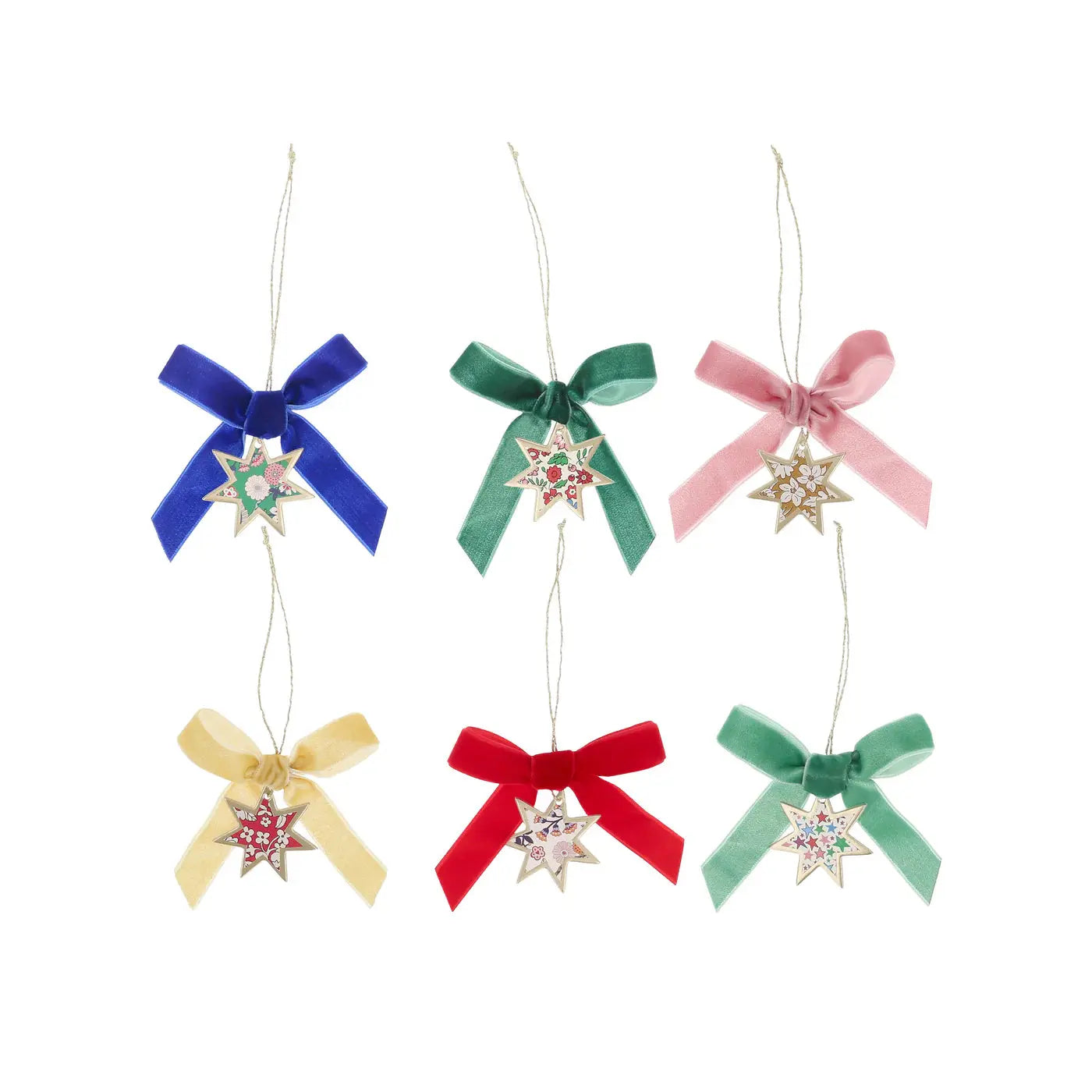 Meri Meri x Liberty Velvet Bow No-Snap Crackers (x 6) Meri Meri