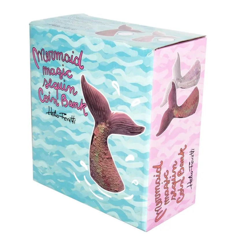 Mermaid Coin Bank Sequins Hf HELIO FERRETI