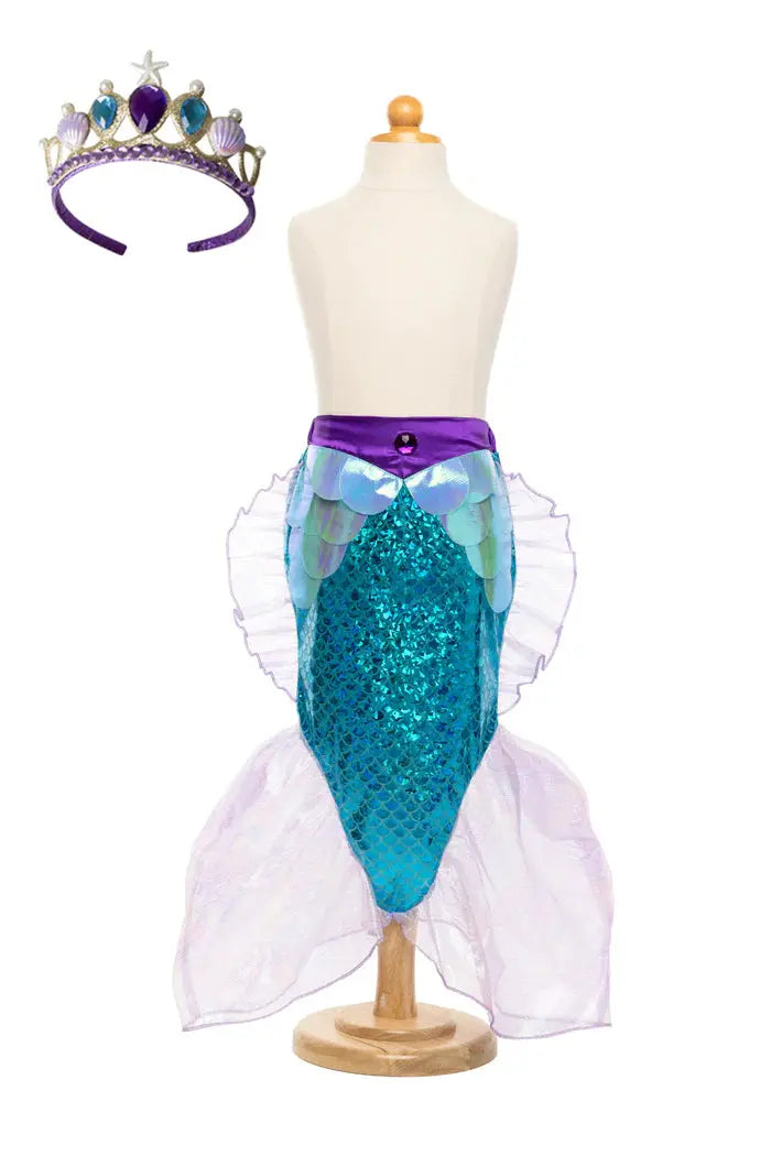Mermaid Glimmer Skirt Set with Headband Great Pretenders