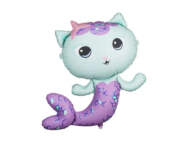 Mermaid foil balloon, 80x82 cm, mix Partydeco