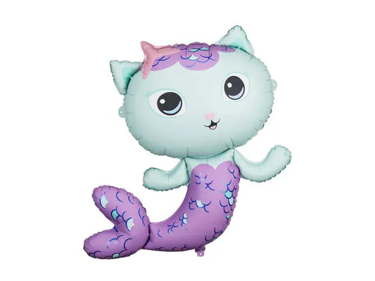 Mermaid foil balloon, 80x82 cm, mix Partydeco