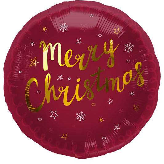 Merry Christmas Foil Balloon Folat