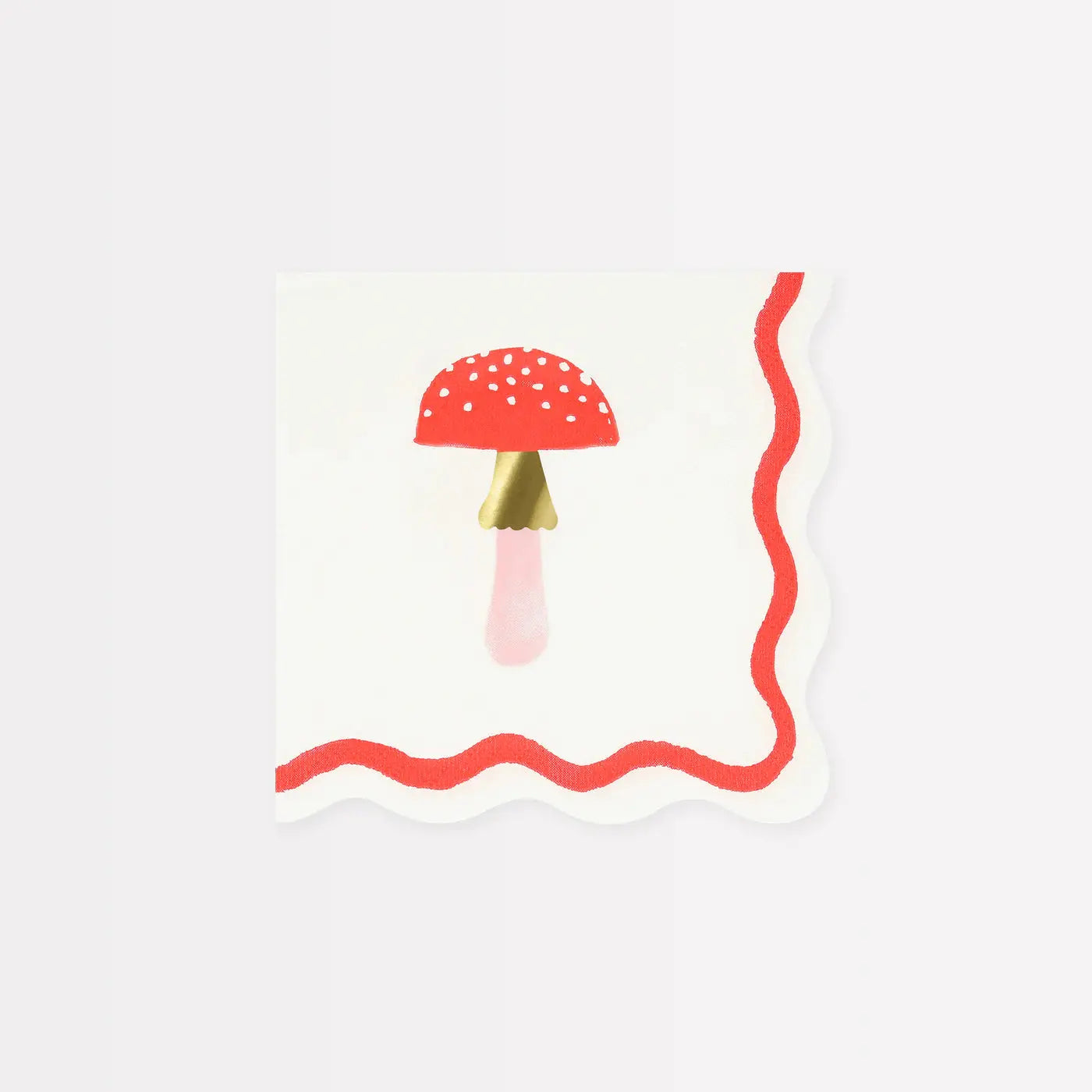 Merry Mushrooms Small Napkins (x 16) Meri Meri