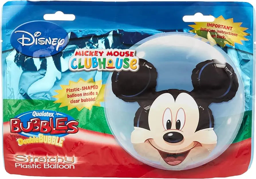 Mickey Mouse Double Bubble Balloon - 24"/61cm, Qualatex 27569, 1 piece Qualatex