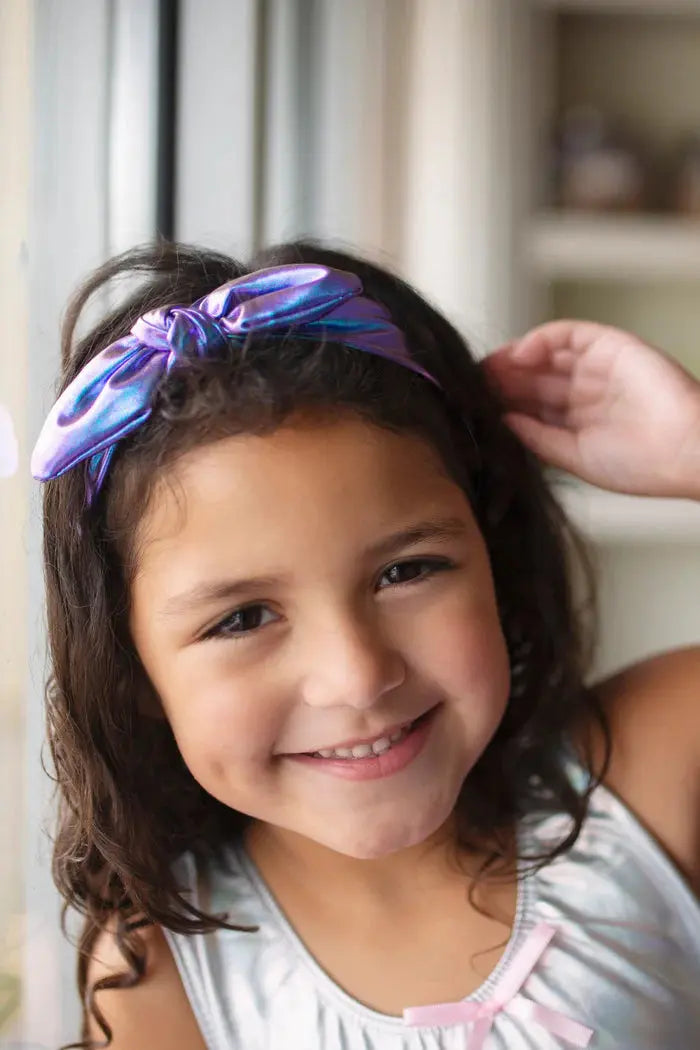 Midnight Metallic Headband Great Pretenders