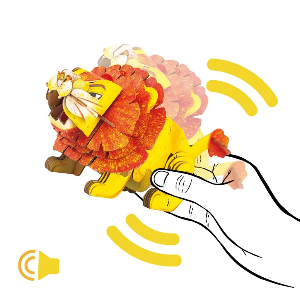 Mieredu - 3D Puzzle Build And Sound - Lion Dam